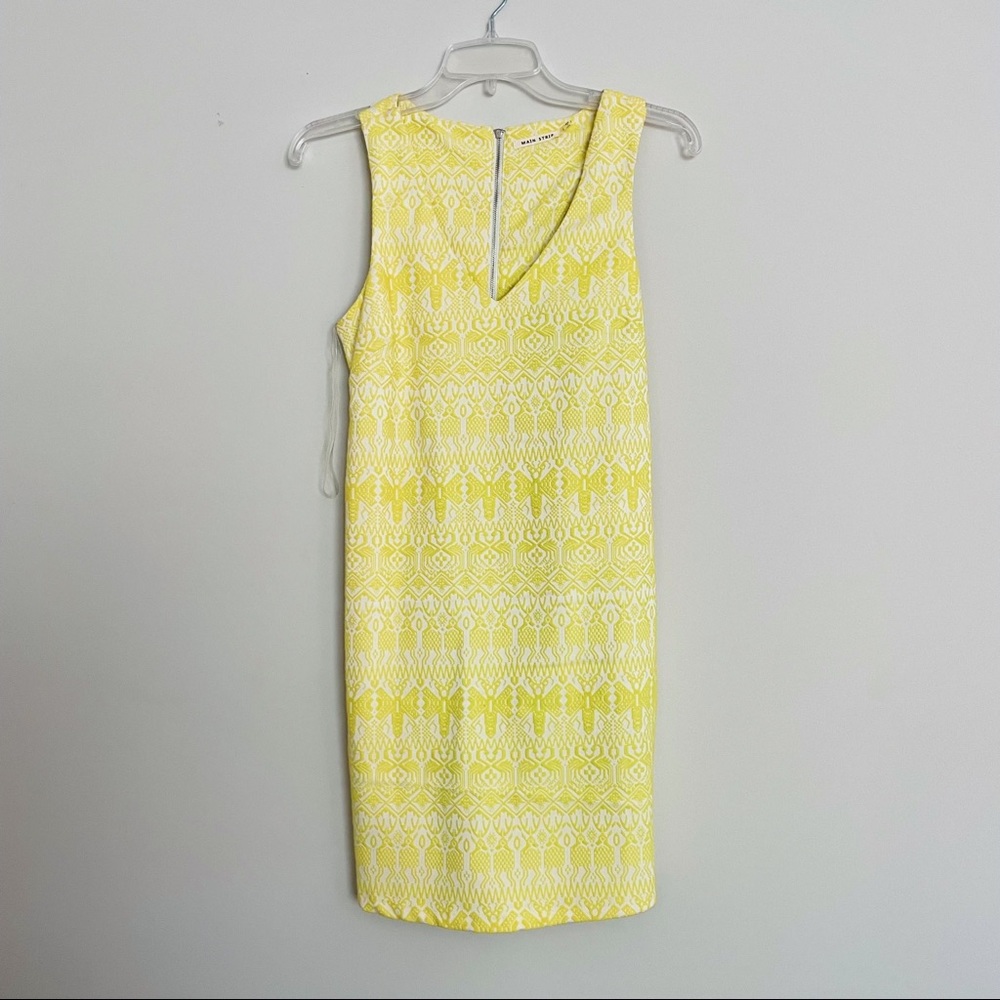 COPY - Main Strip Yellow & White Dress